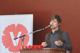 Tal och uppträdanden: Ludvig Nordholm.